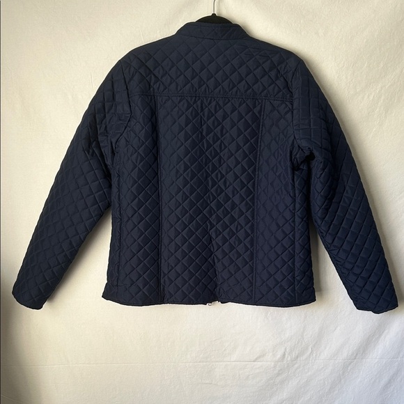 Kim Roqers Dark Blue Quilted Jacket Size Large - Picture 9 of 13